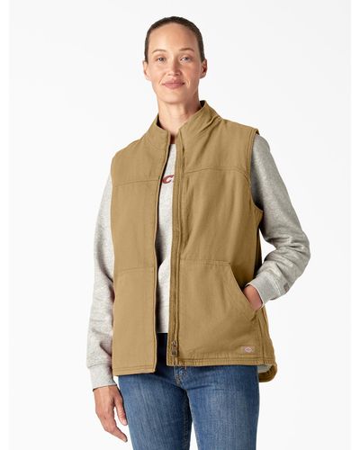 Dickies Duck Lined Gilet - Natural