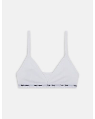 Dickies Triangle Bralette - White