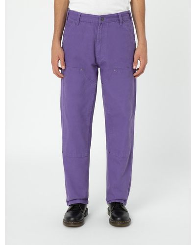 Dickies Duck Canvas Utility Trousers - Purple