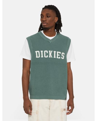 Dickies Melvern Knitted Vest - Green