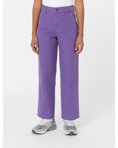 Dickies Duck Canvas Trousers - Purple