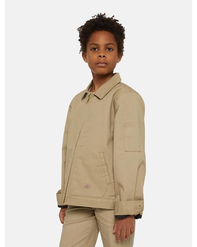 Dickies Kids' Lined Eisenhower Cropped Jacket - Natural
