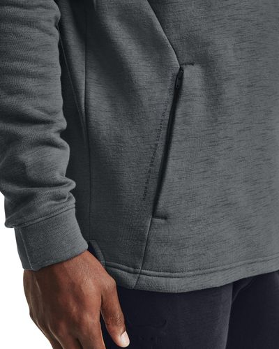 under armour men's project rock charged cotton brahma pullover moletom com capuz
