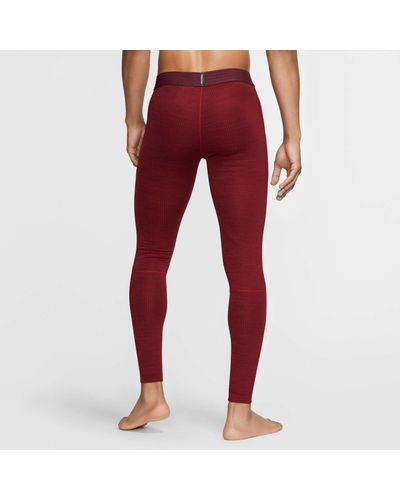 red nike tights
