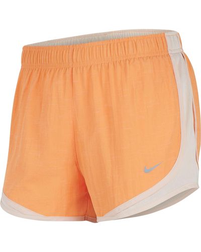 orange nike tempo shorts