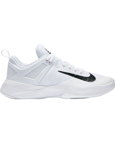 Nike Rubber Air Zoom Hyperace Volleyball Shoes in White/Black (White ...