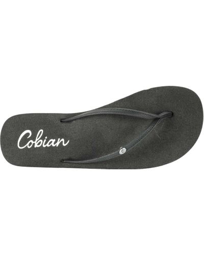 Cobian Synthetic Nias Bounce Flip Flops in Black - Lyst