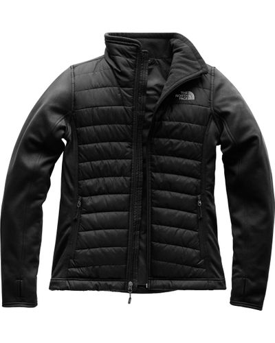 the north face women's mashup full zip jacket black