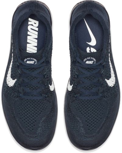 nike free rn flyknit 2018 college navy