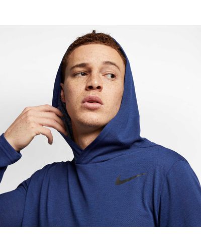 nike men's hyper dry hooded long sleeve shirt