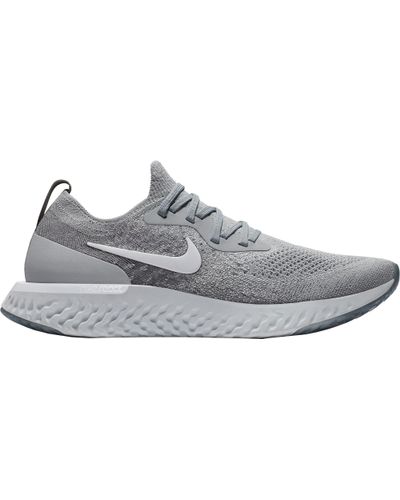 nike epic react grey running shoes