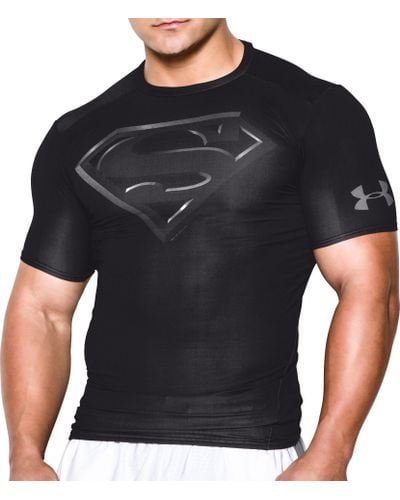 Under Armour Synthetic Alter Ego Superman Compression T-shirt in  Black/Silver (Black) for Men - Lyst