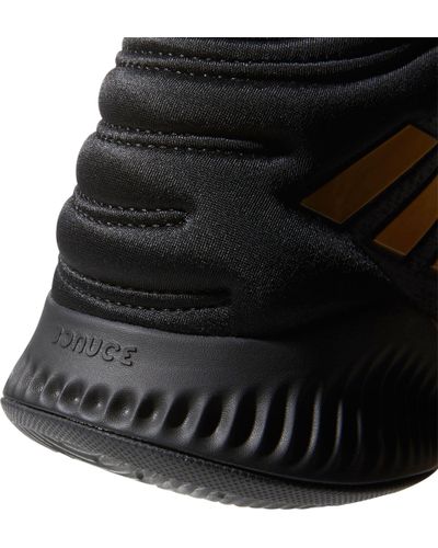 adidas Rubber Mad Bounce 2018 Basketball Shoes in Black/Gold (Black) for  Men - Lyst