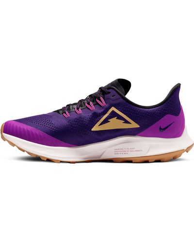 Nike Air Zoom Pegasus 36 Trail W - Voltage Purple/Oil Grey/Hyper Violet/Celestial Gold â¢ Se priser