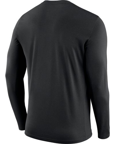 Nike Portland Trail Blazers Dri-fit Practice Long Sleeve T-shirt in Black for Men - Lyst