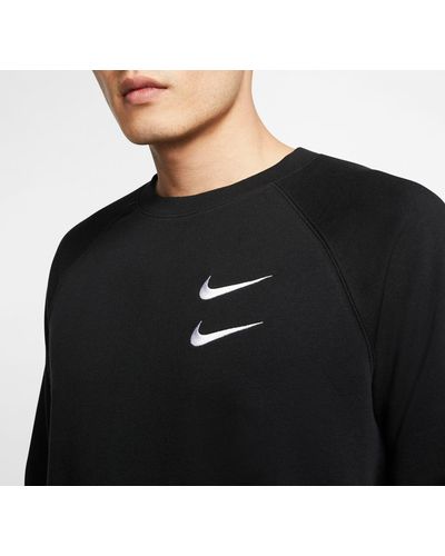 double swoosh nike sweatshirt