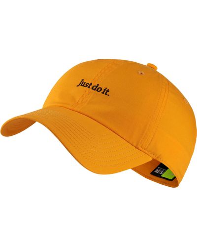 orange nike baseball cap