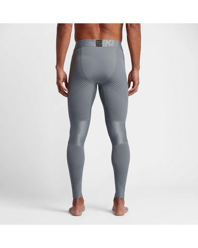 Nike Synthetic Pro Zonal Strength Hyper Compression Tights in Gray for Men  - Lyst