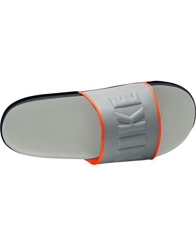 nike offcourt slides grey