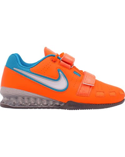 Nike Romaleos 2 Weightlifting Shoes in Orange/White (Orange) for Men - Lyst