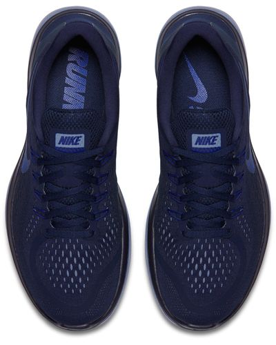 Nike Flex 2017 Rn Running Shoes in Navy Blue (Blue) for Men | Lyst