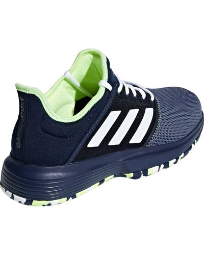adidas gamecourt navy men's shoe