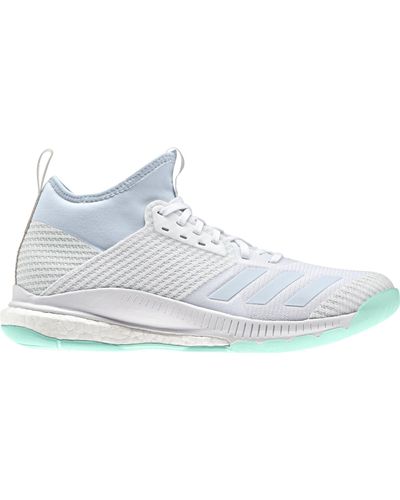 adidas Lace Crazyflight X Mid Volleyball Shoes in White/Mint (Green) - Lyst