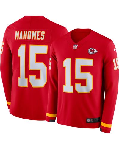 Nike Kansas City Chiefs Patrick Mahomes #15 Therma-fit Long Sleeve ...