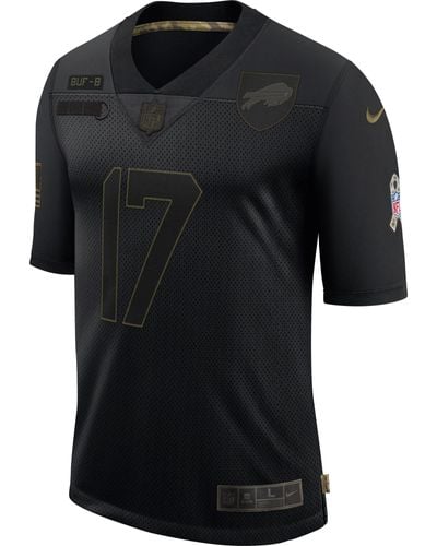 Nike Satin Buffalo Bills Josh Allen #17 Black Limited Jersey for Men - Lyst