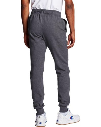 champion men's powerblend leg script joggers