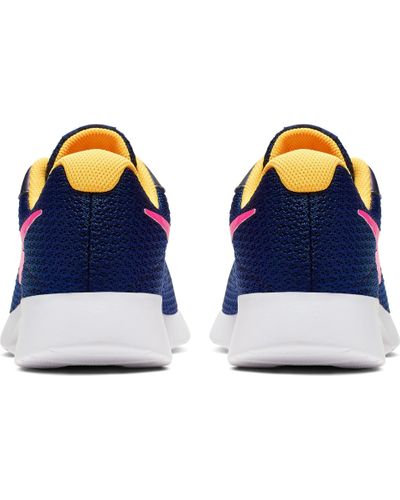 blue nike tanjun sandals