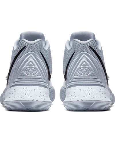 kyrie 5 black silver