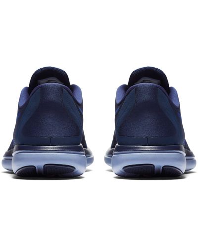 Nike Flex 2017 Rn Running Shoes in Navy Blue (Blue) for Men | Lyst