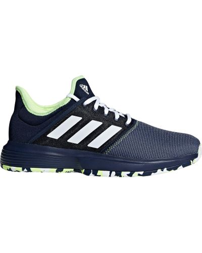 adidas gamecourt navy men's shoe
