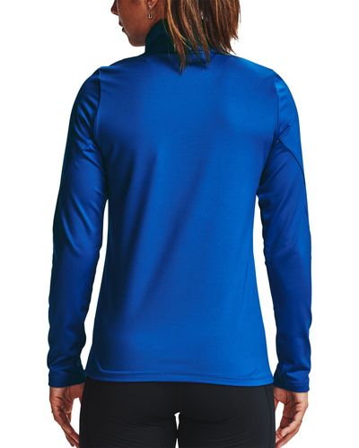 Under Armour Authentics Coldgear 1â2 Zip Pullover in Blue - Lyst