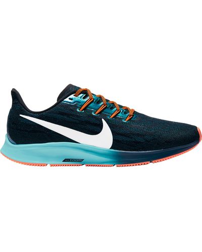 Nike Air Zoom Pegasus 36 Running Shoes in Black/Turquoise (Blue) for Men |  Lyst