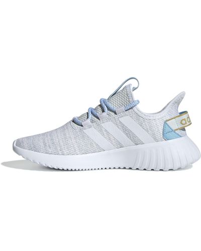 adidas Kaptir X Shoes in Grey/White/Light Blue (Blue) - Lyst