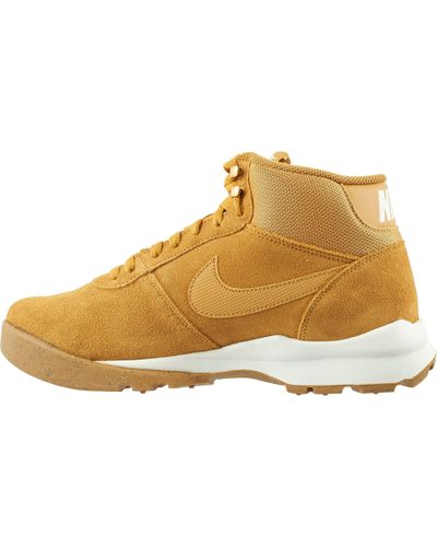 Nike Hoodland Suede Gymnastics Shoes in Tan/Brown (Brown) for Men - Lyst