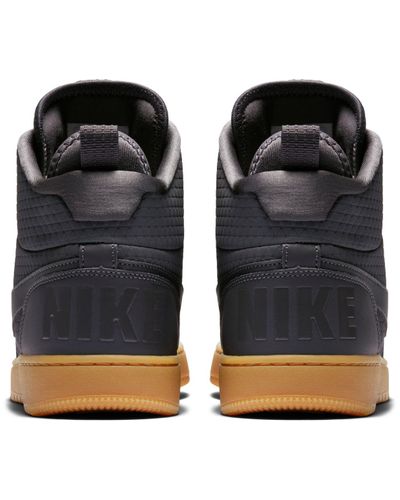 Nike Neoprene Court Borough Mid Winter Shoes In Dark Grey Gray For Men Lyst Nike Neoprene Court Borough Mid Winter Shoes In Dark Grey Gray For Men Lyst
