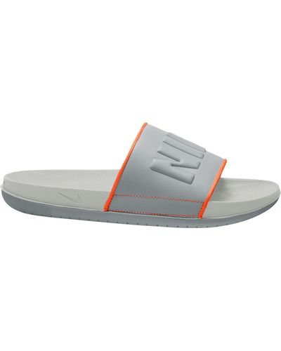 nike offcourt slides grey