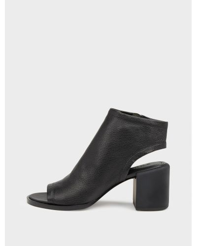 Dkny Ember Peep Toe Bootie In Black Lyst Dkny Ember Peep Toe Bootie In Black Lyst