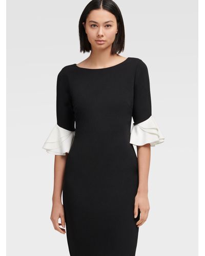 dkny bell sleeve dress