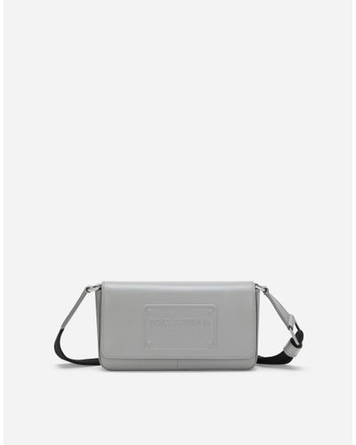 Dolce & Gabbana Calfskin Mini Bag - Gray