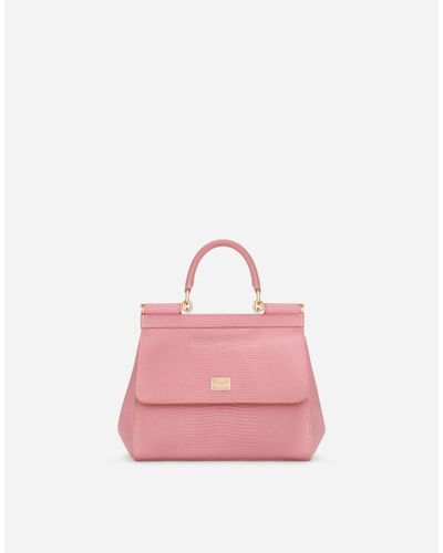 Dolce & Gabbana Medium Sicily Handbag - Pink