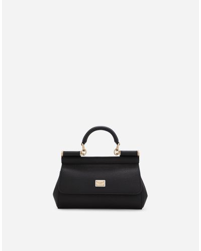Dolce & Gabbana Small Sicily Handbag - Black