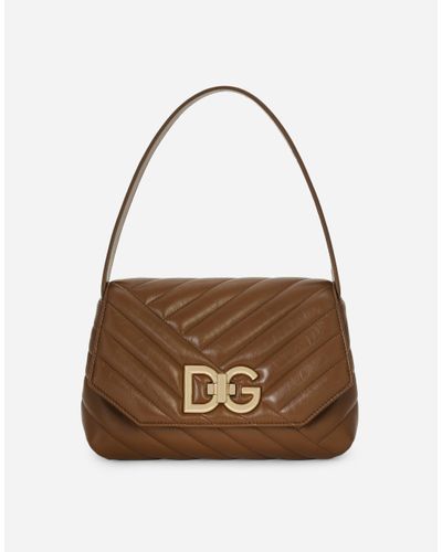 Dolce & Gabbana Lop Shoulder Bag - Brown