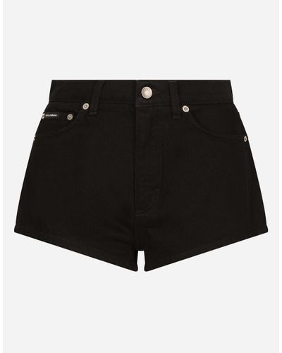 Dolce & Gabbana Denim Shorts - Black
