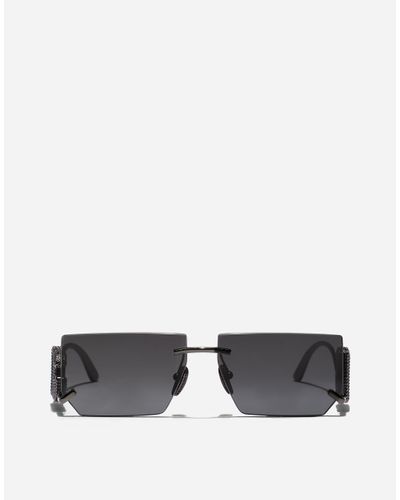 Dolce & Gabbana نظارة شمسية Dg Crystal - Gray
