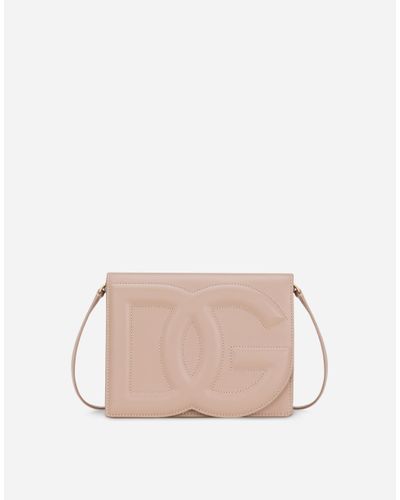 Dolce & Gabbana Dg Logo Crossbody Bag - Natural