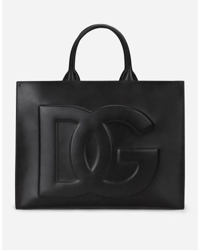 Dolce & Gabbana Große DG Daily Handtasche - Schwarz